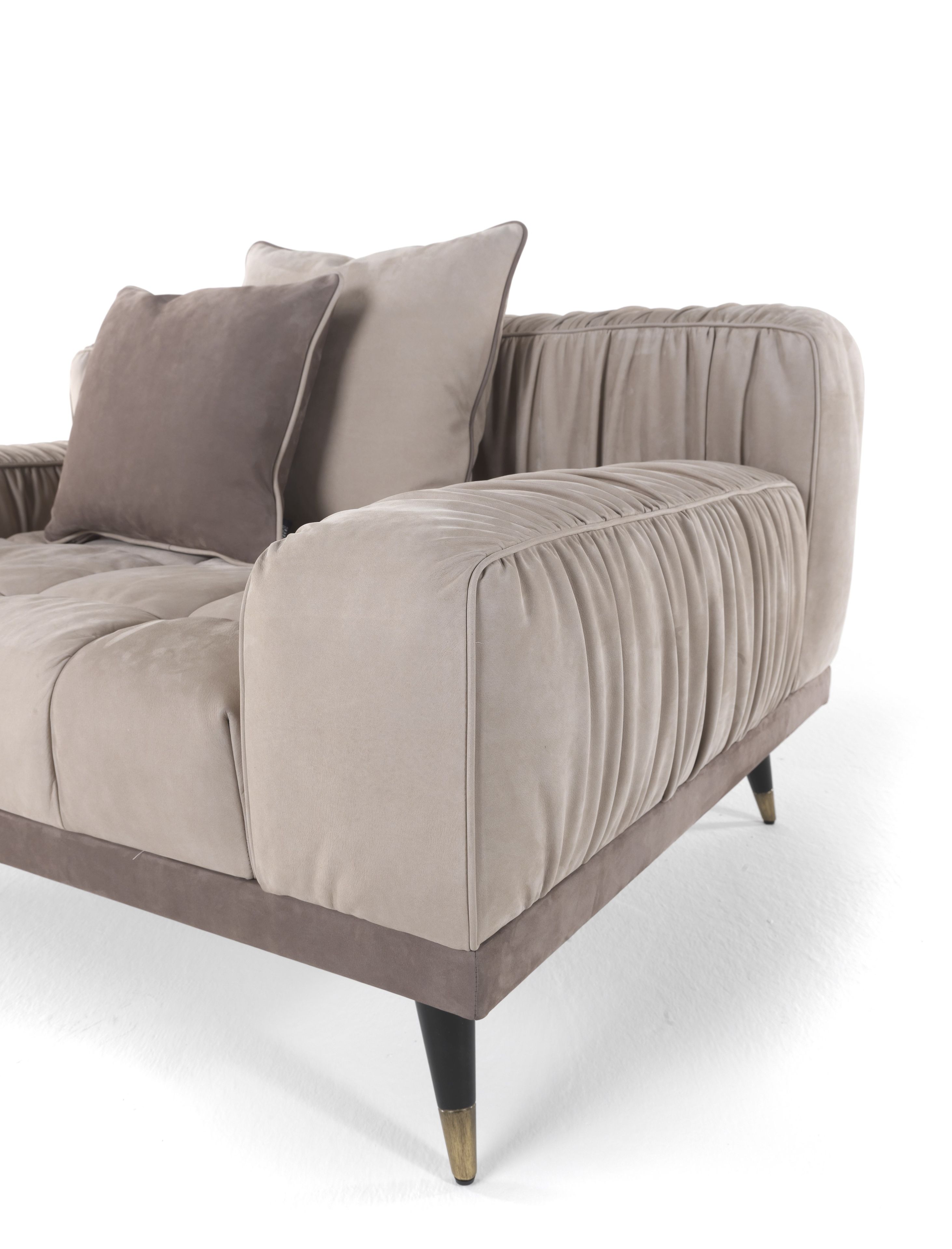 Кресло из нубука с подлокотниками Gianfranco Ferré Home Highlander ARCH-00062503 - Вид №2