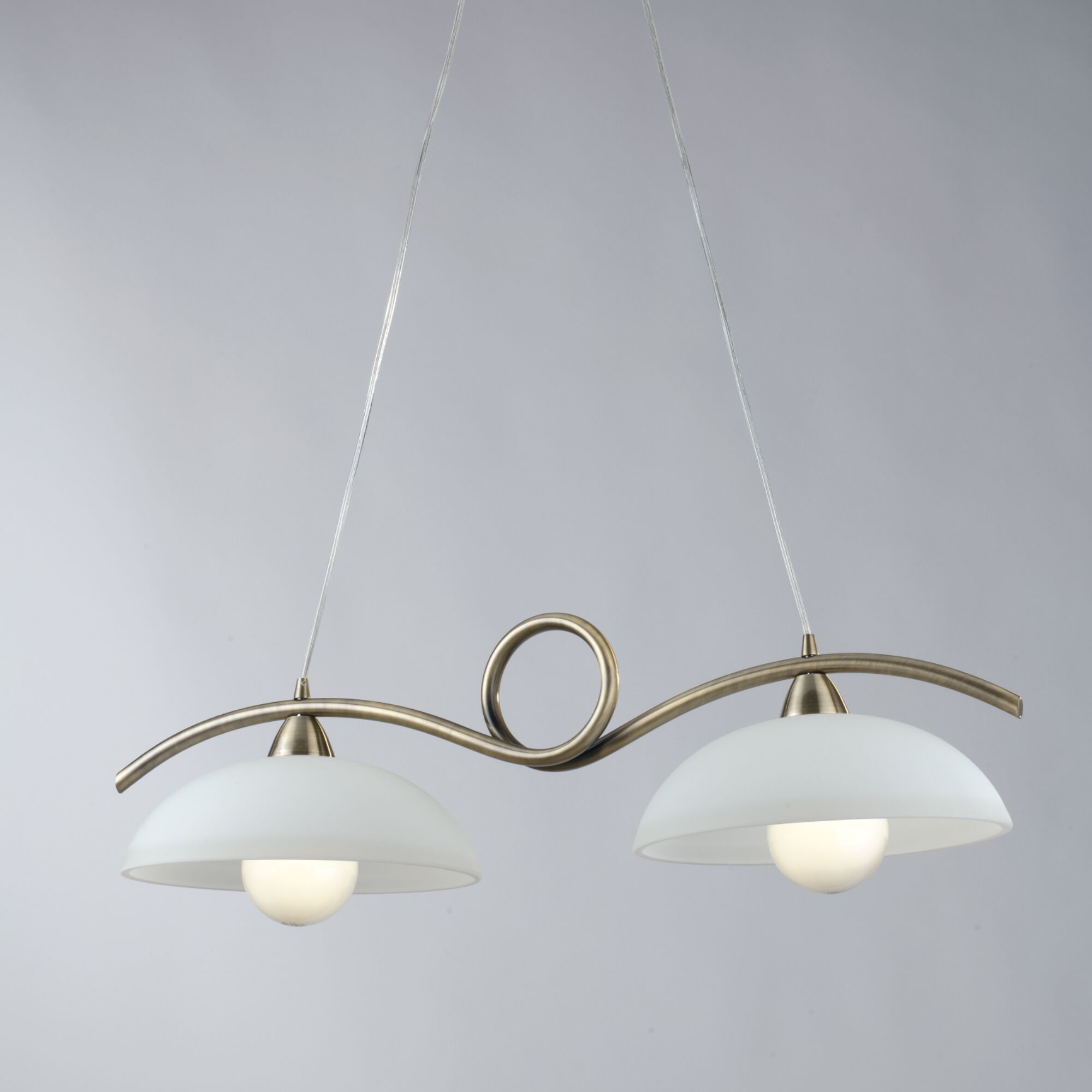 Подвесной светильник из матового стекла и металла Fan Europe Lighting дизайн окружающего света ARCH-00016499 - Вид №2