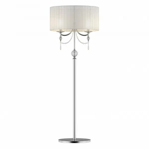 Торшер дизайнерский Osgona Paralume Chromo White 725726 SUPERNW ПОД СТАРИНУ, ЭЛИТНЫЕ 081049 Белый;хром