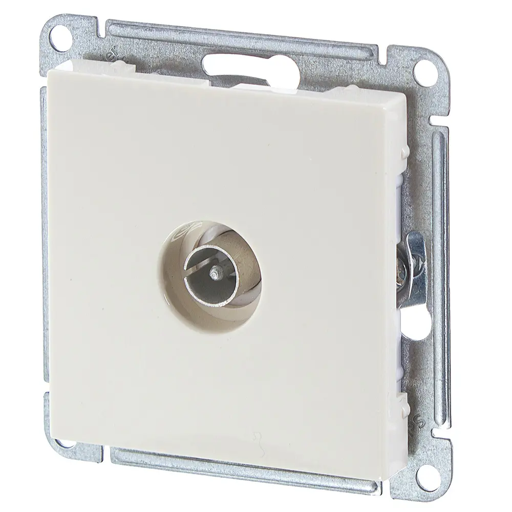 ТВ розетка Schneider Electric «Wessen 59», оконечный, цвет слоновая кость 11609508 STLM-2039010 W59