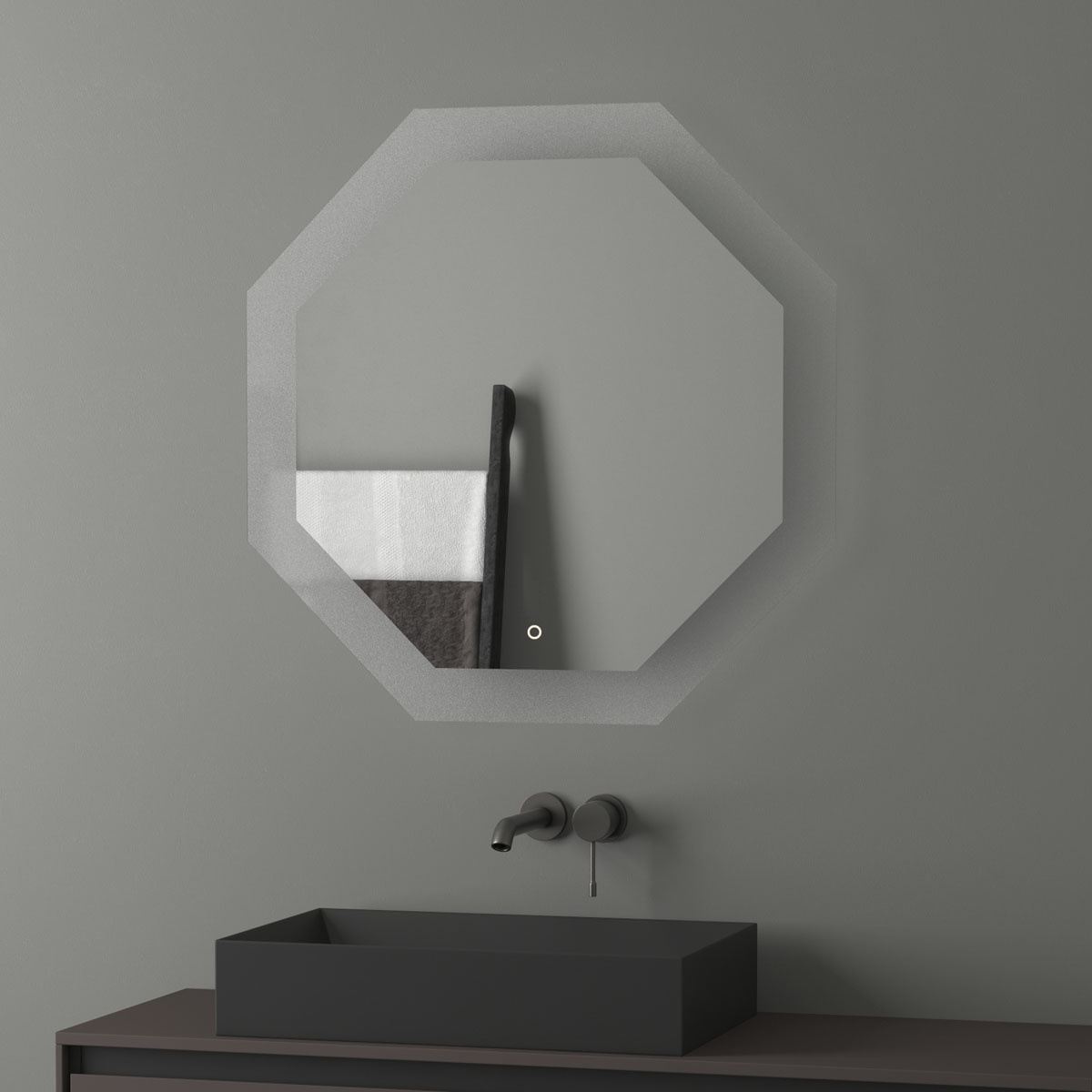 BY 2605 Зеркало с LED-подсветкой 25,5 W EVOFORM Ledshine - Вид №4