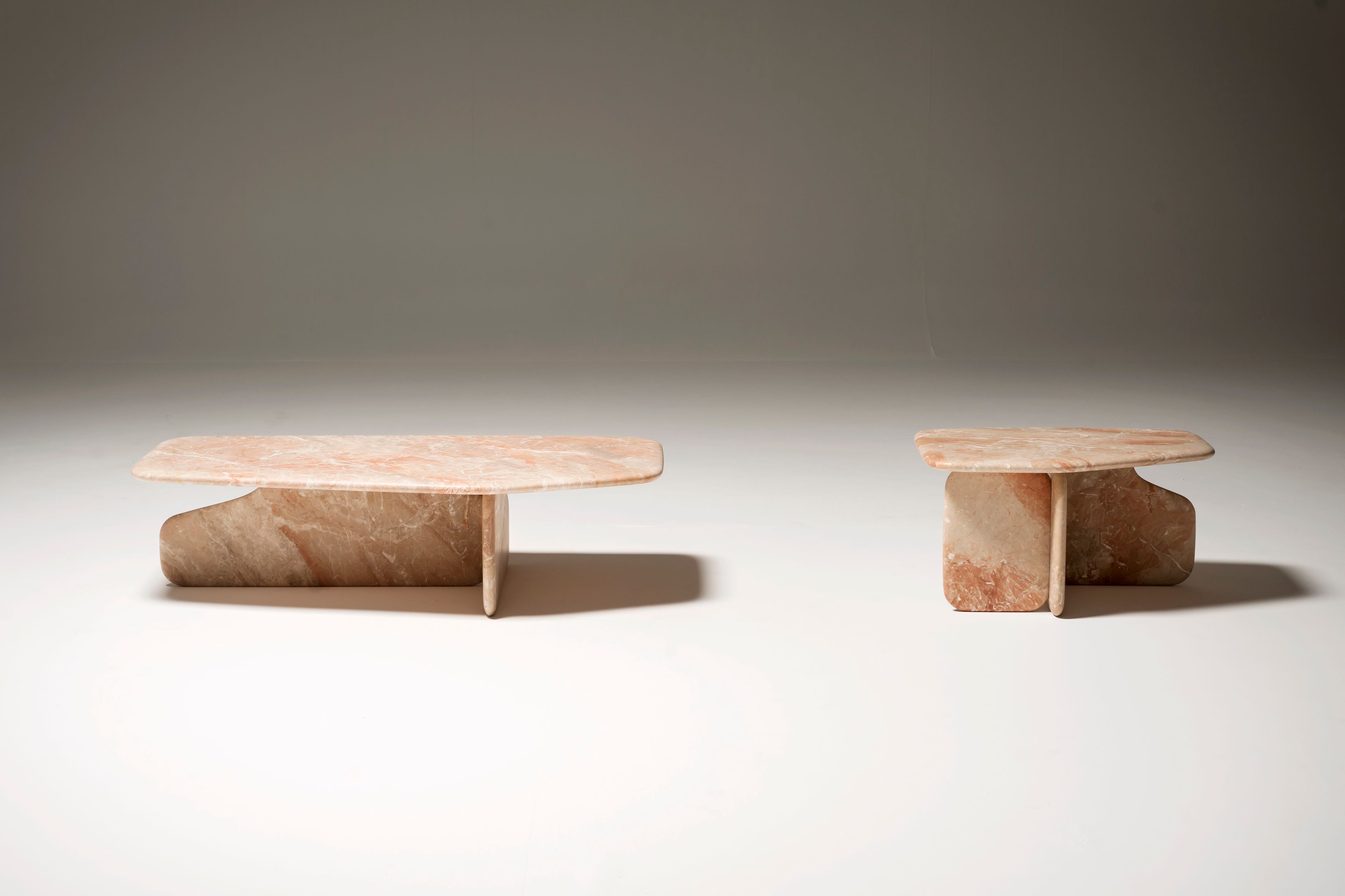 Прямоугольный журнальный столик из мрамора Fior di Pesco Carnico Tacchini DOLMEN ARCH-00149846 - Вид №2