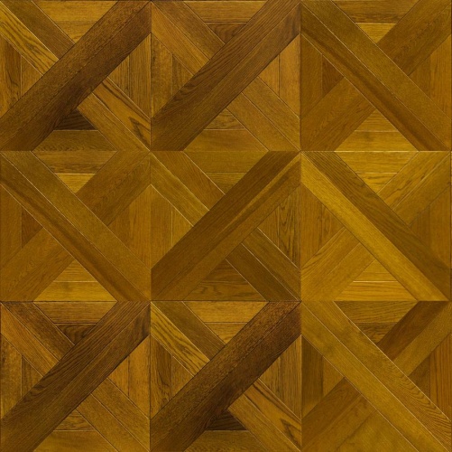 Модульный паркет Marco Ferutti Linea Linea Коньяк Дуб с брашью (Текстурированная) 405х405 мм 2600600028 - Вид №9