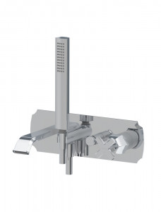 1700/2K/E
+ 724028 Bellosta Rubinetterie ВСТРАИВАЕМЫЙ СМЕСИТЕЛЬ С ДИВЕРТЕРОМ, ДУШЕМ И РАЗЪЕМОМ