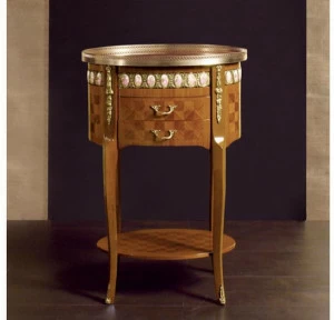 Rozzoni Круглый высокий стол с вещевым ящиком Classic