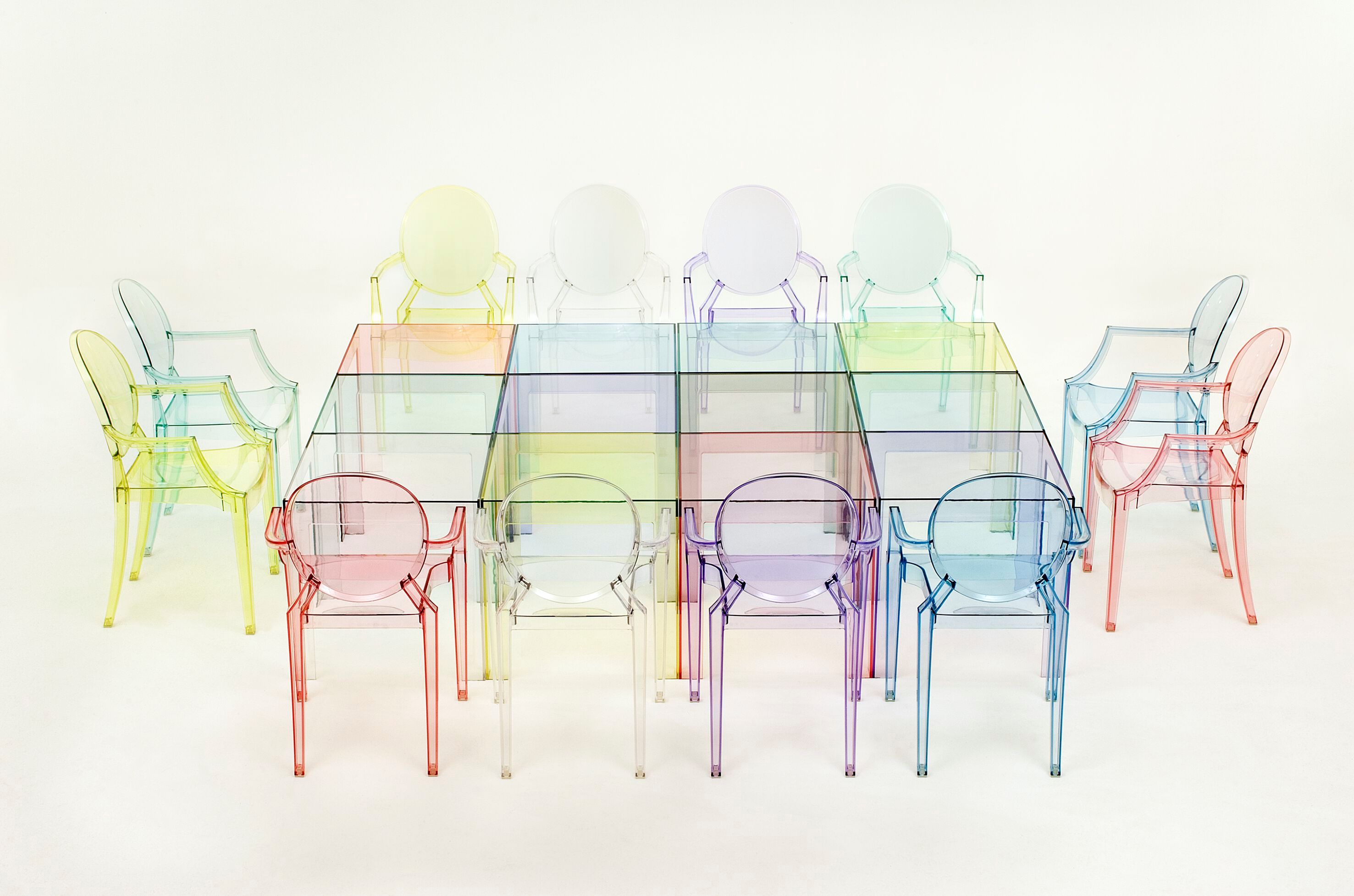 Детский стул из поликарбоната с подлокотниками Kartell Ghost ARCH-00122525 - Вид №5