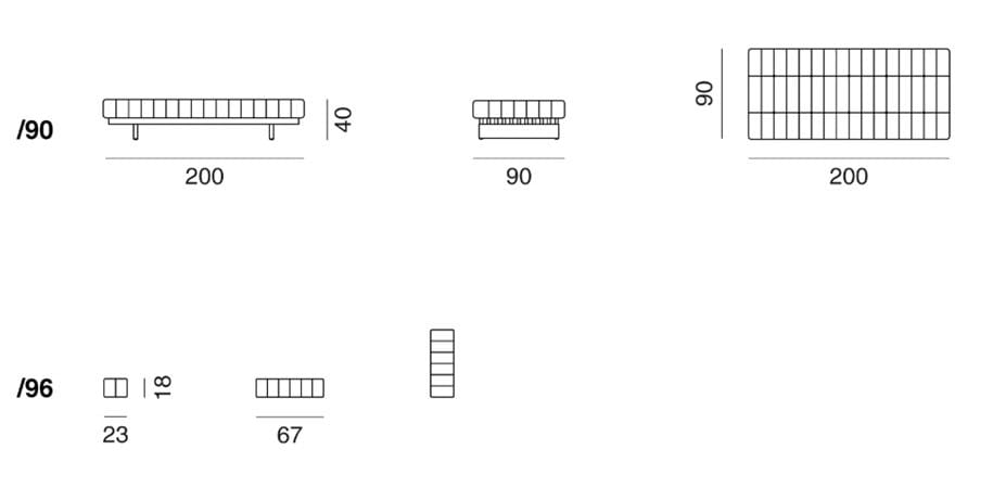 Dormeuse мягкая кожа de Sede DS-80 ARCH-00079401 - Вид №3