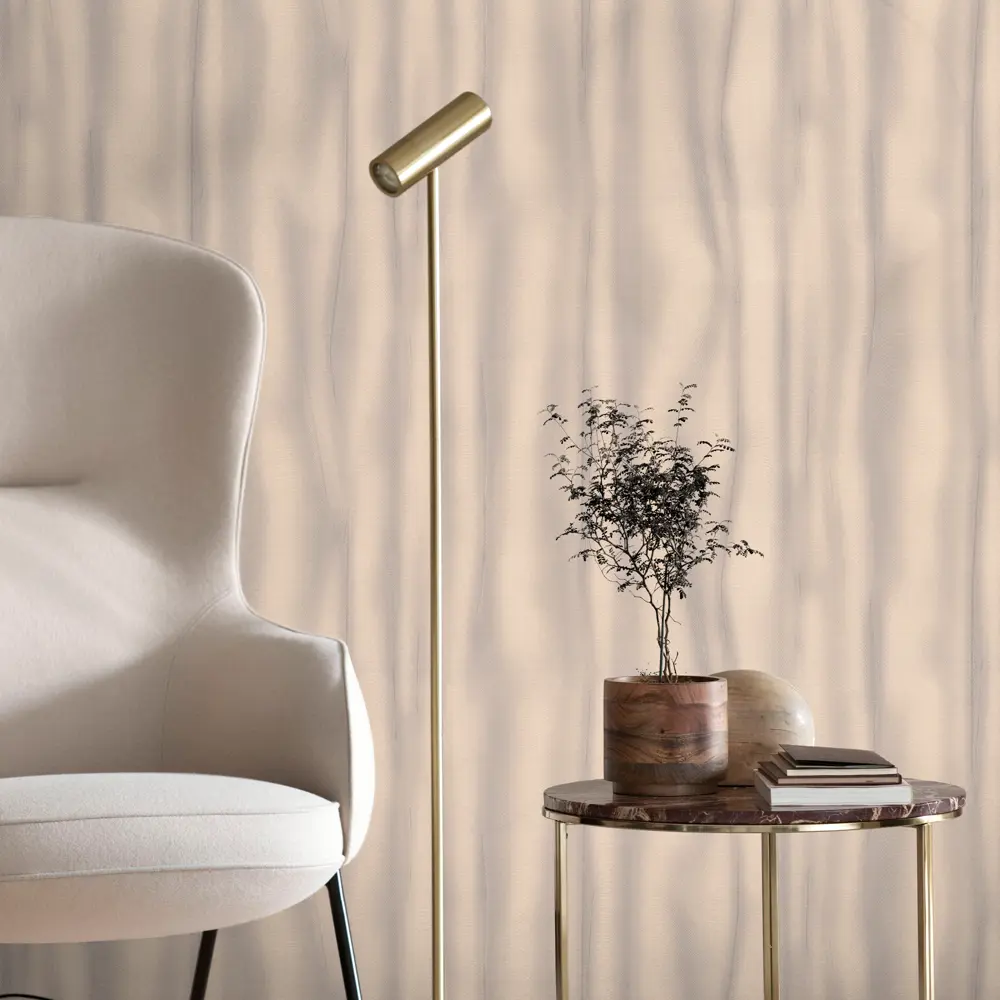 Обои флизелиновые Euro Decor Glossy коричневые 1.06 м ED7172-12 85309991 STLM-2137480 - Вид №2