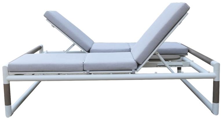 Les jardins Алюминиевая регулируемая двуспальная садовая кушетка Bastingage Dbb6100 / dbb6110 - Вид №1