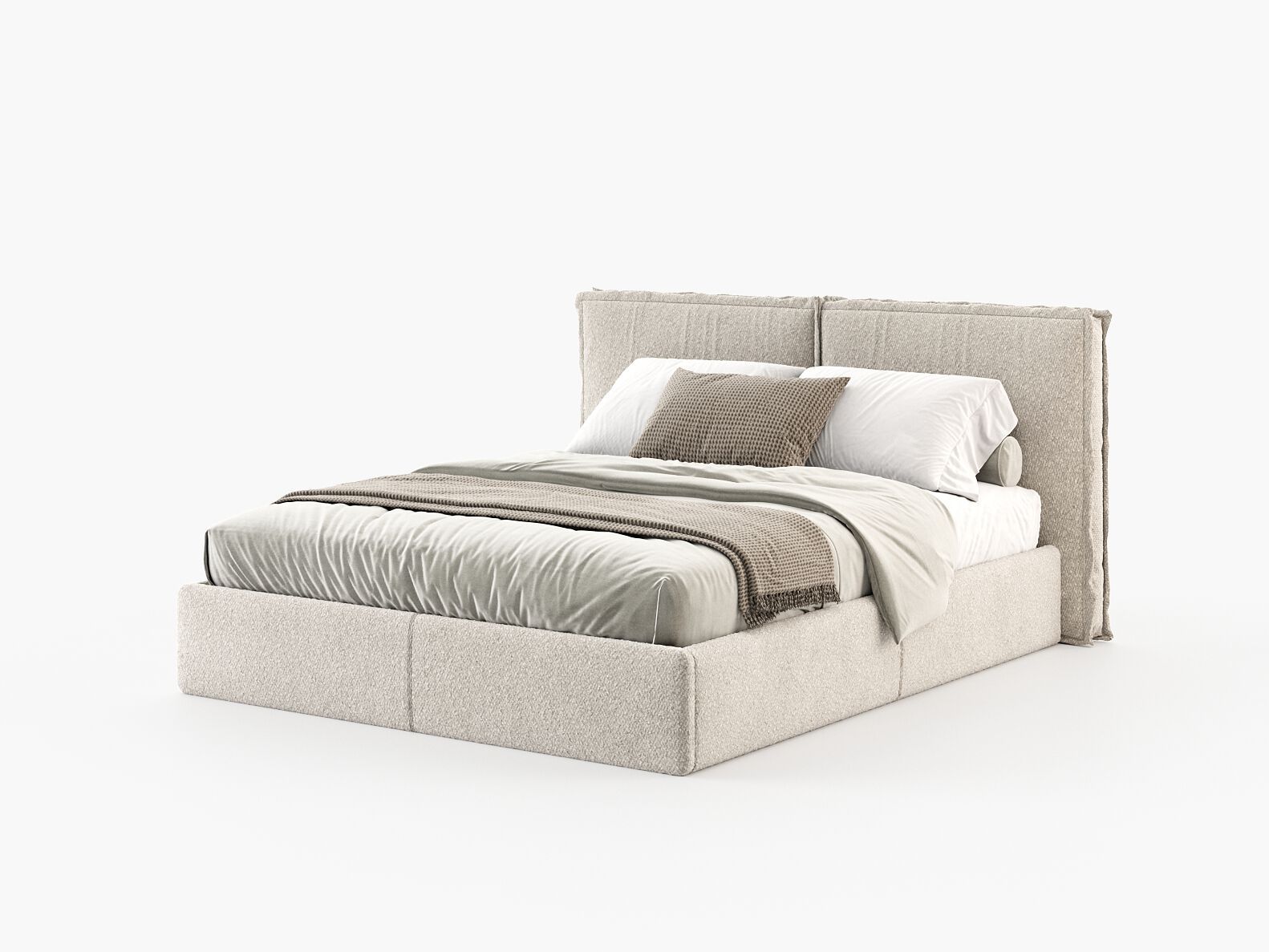 Двуспальная кровать с мягким изголовьем Laskasas LARISSA ARCH-00006022 - Вид №3