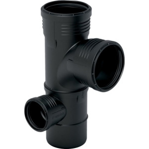 390.578.14.1 Крестовина двухплоскостная комбинированная Geberit Silent-PP 87,5°, левая Geberit