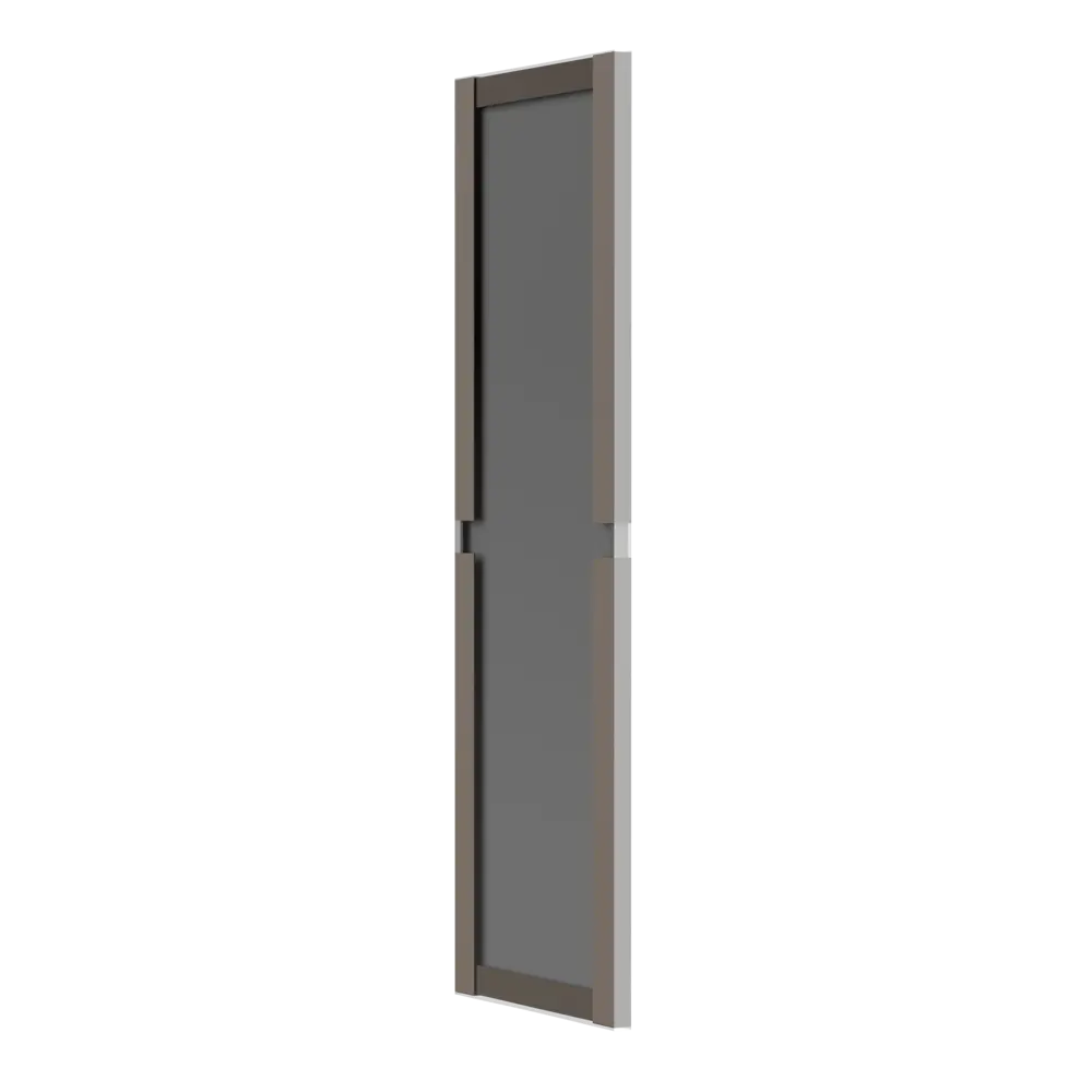 Дверь-купе KONSENSA 244.5x80.4 см МДФ цвет белый профиль матовое серебро 89443386 STLM-2006391  - Вид №15