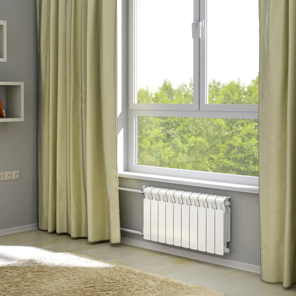 RIFAR Monolit: биметаллический радиатор 4 секции 350 мм 13313700 STLM-0942672 - Вид №5