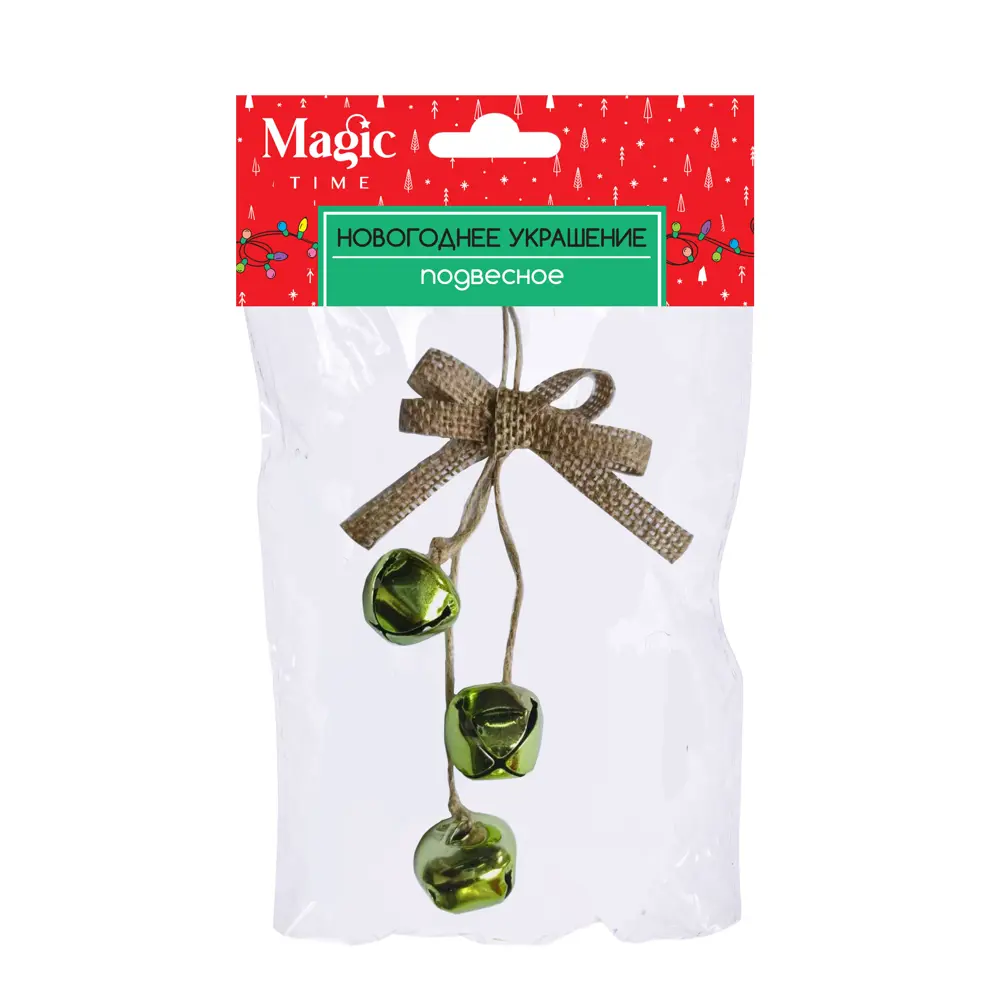 89381638 Украшение елочное «», 21x7 см, цвет зеленый STLM-1371834 Santreyd  - Вид №1