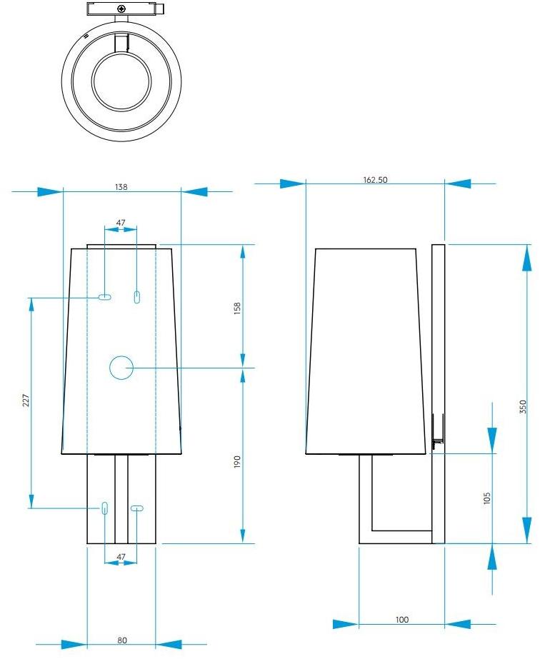 Astro Lighting Настенный светильник из алюминия и тканевый абажур sun-id-1493177 - Вид №10