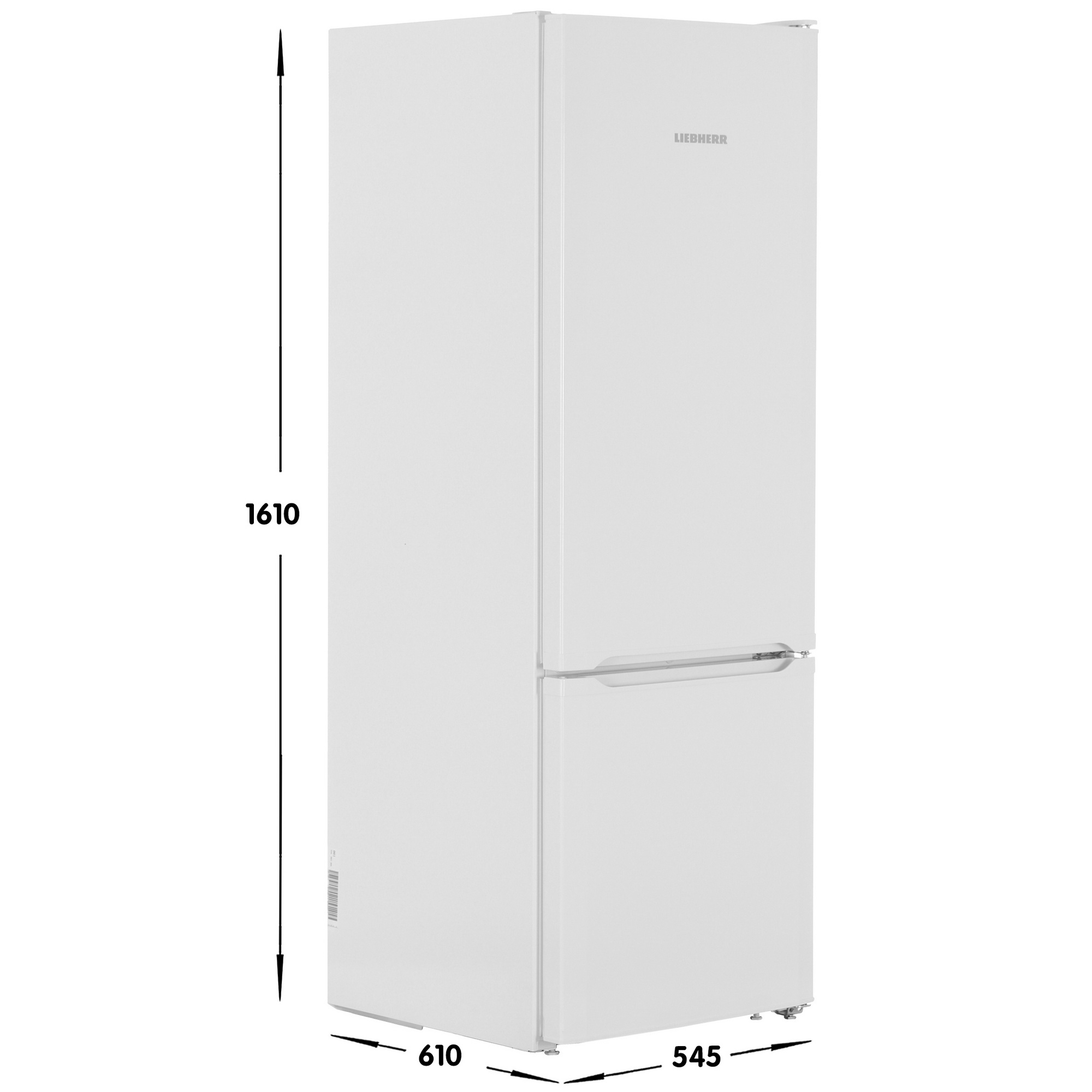 5457389 Холодильник с морозильником   Liebherr CUe 2831 белый STDN-0059667 - Вид №6