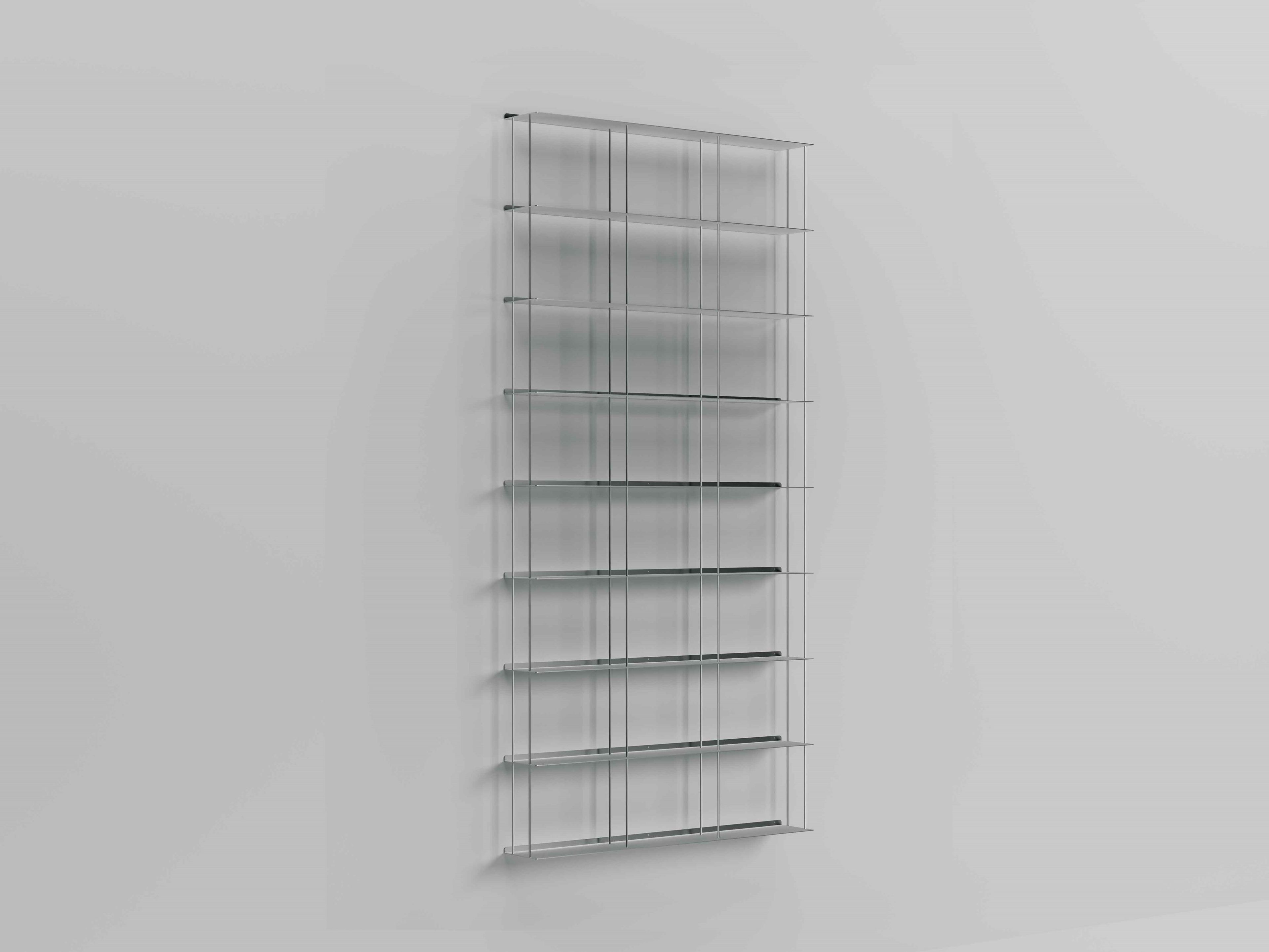 Алюминиевый секционный настенный книжный шкаф KRIPTONITE Krossing ARCH-00131150 - Вид №25