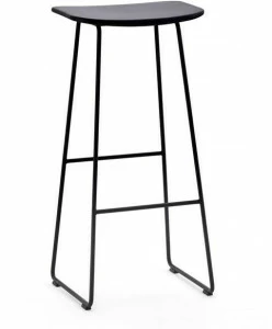 ESTEL GROUP Высокий металлический табурет-санки с подставкой для ног