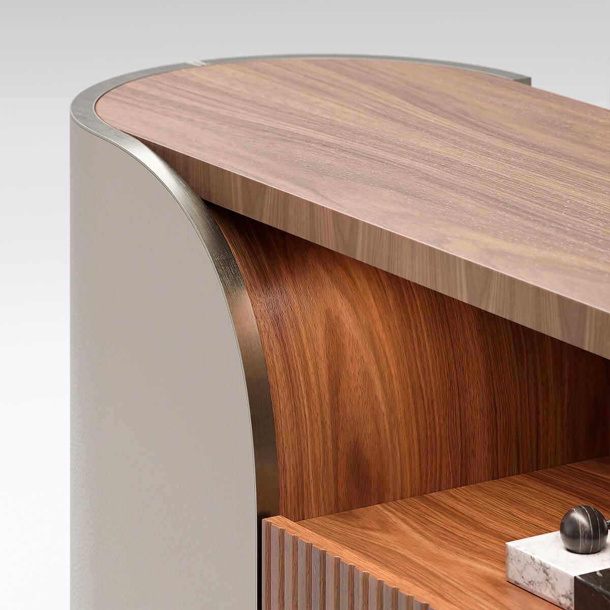 Кожаный шкаф с ящиками Capital Collection ARCH-00088608 - Вид №11