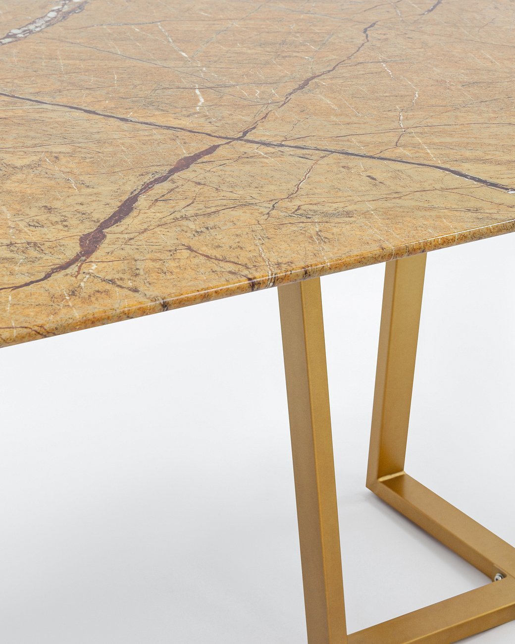 Обеденный стол золотистый 160х90 см "Даллас" STOOL GROUP  00-3946095 Золото  - Вид №4