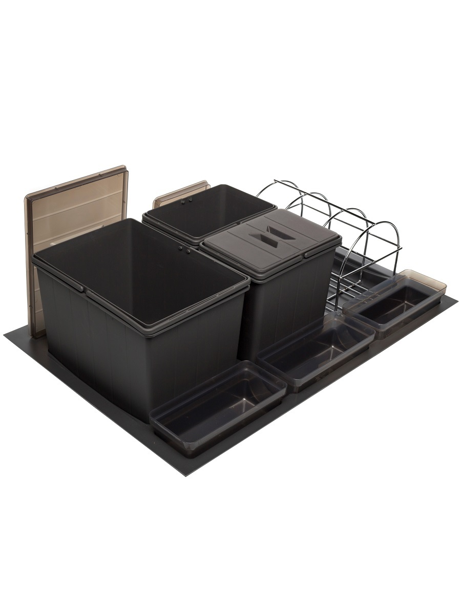 Система сортировки мусора Omega Duet 800/24 Anthracite NAVAKO 10114 - Вид №2