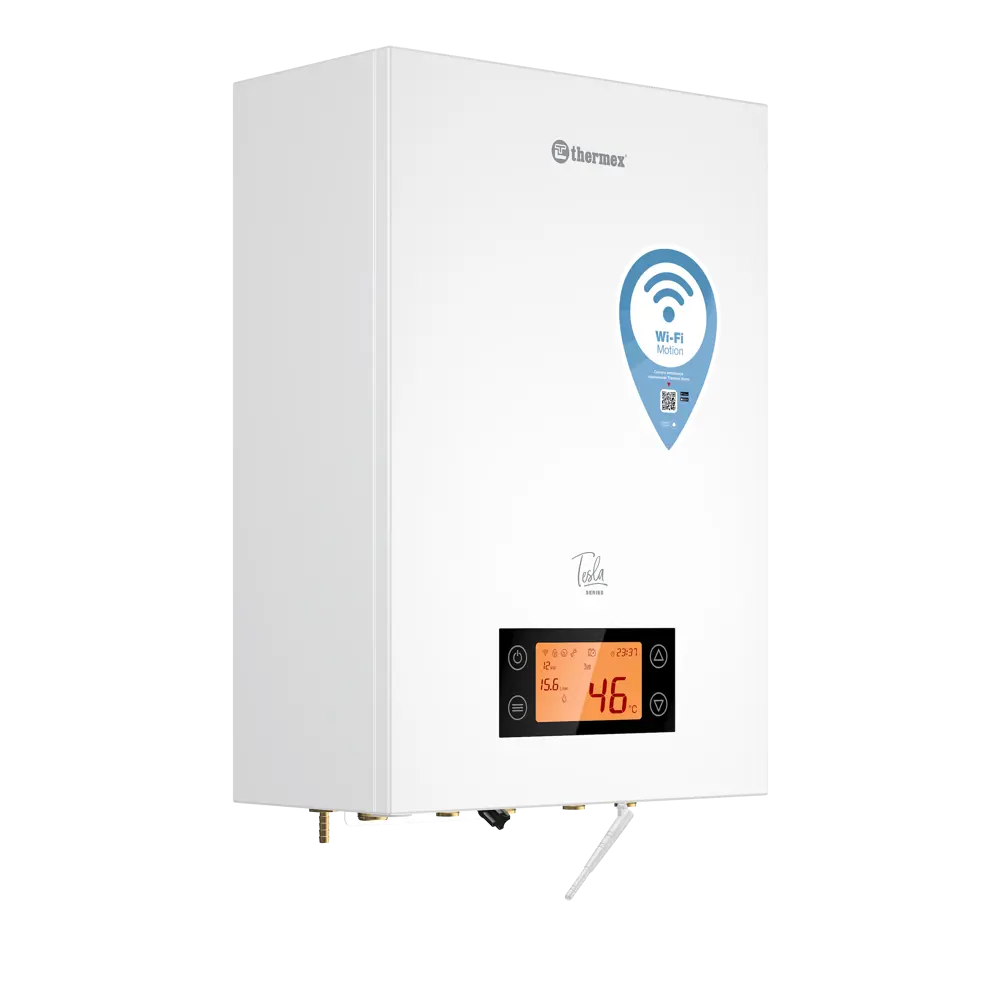 Котёл электрический 12-24 кВт Thermex Tesla Wi-Fi двухконтурный 87619155 STLM-2176290  - Вид №1