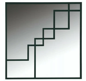 Ph Collection Квадратное зеркало в настенной раме