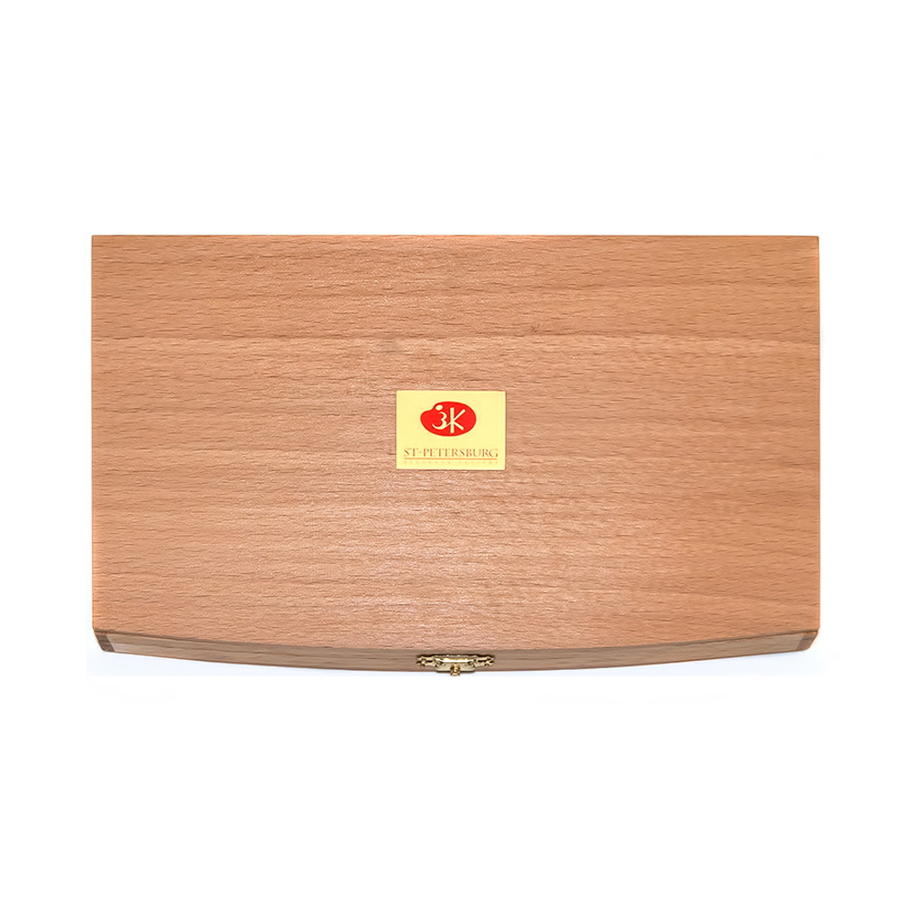 1944086 Краска акварель набор № 4 36 цв. кювет, кисть, бук Белые ночи 