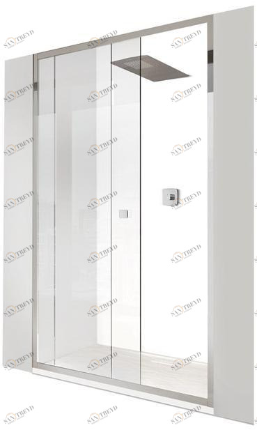Gruppo Treesse Хрустальная душевая ниша с раздвижной дверцей Sistema doccia sun-id-1363503