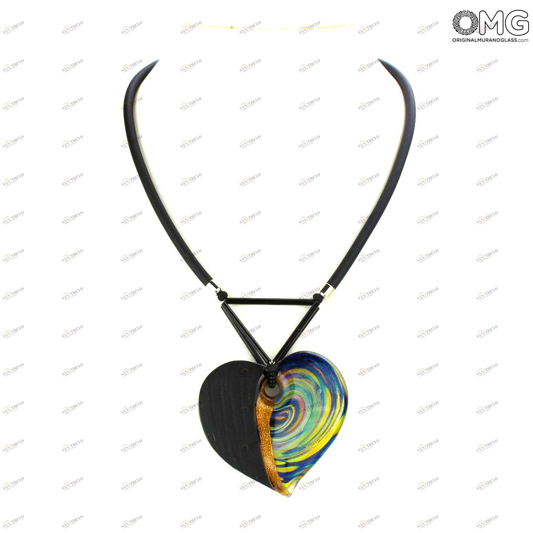 4762 ORIGINALMURANOGLASS Ожерелье с венецианскими бусинами Zattere 86 см 