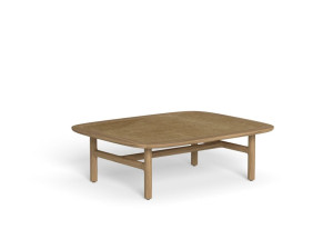 Прямоугольный садовый журнальный столик из тикового дерева