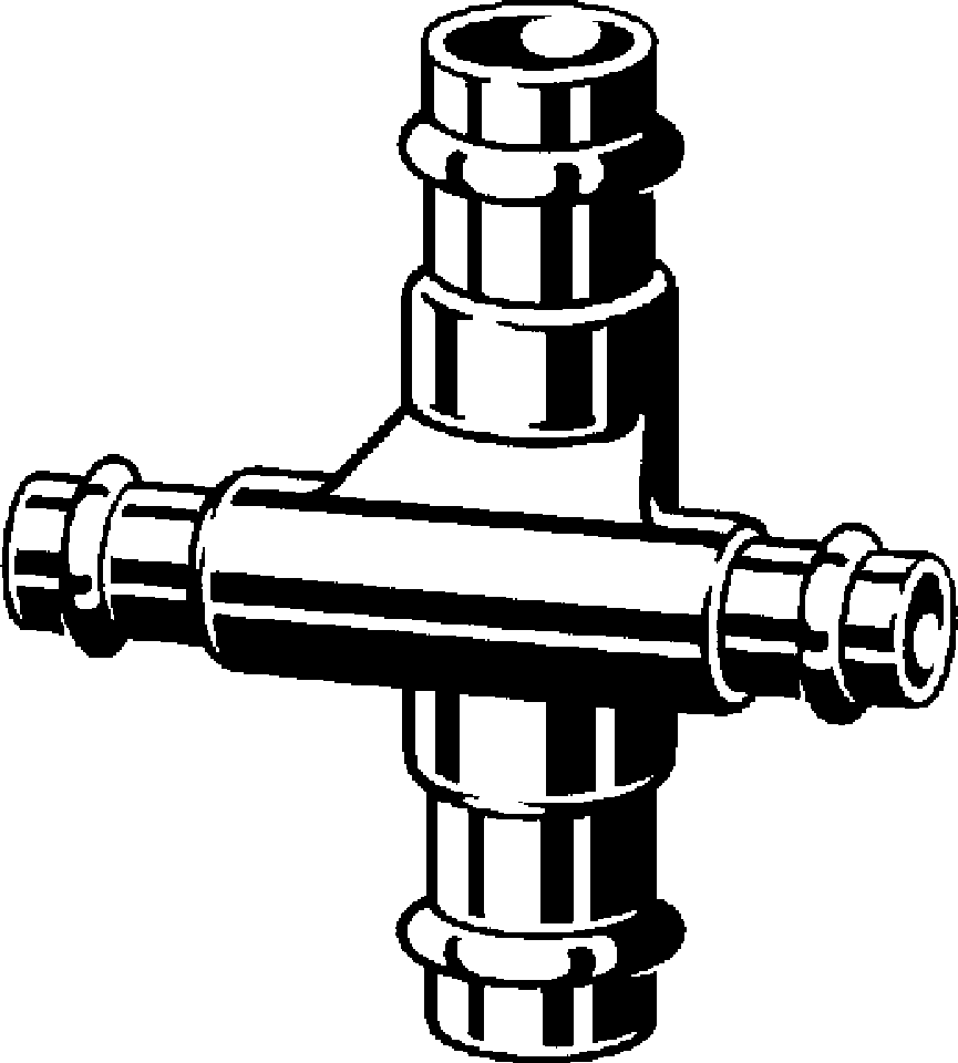 322 427 Модель 2248 Трубопроводные системы  Profipress  Коллекторы, крестовины Santreyd  - Вид №1