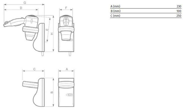 Vortice Проволочный фен для волос Vort fohn 70922 - Вид №2