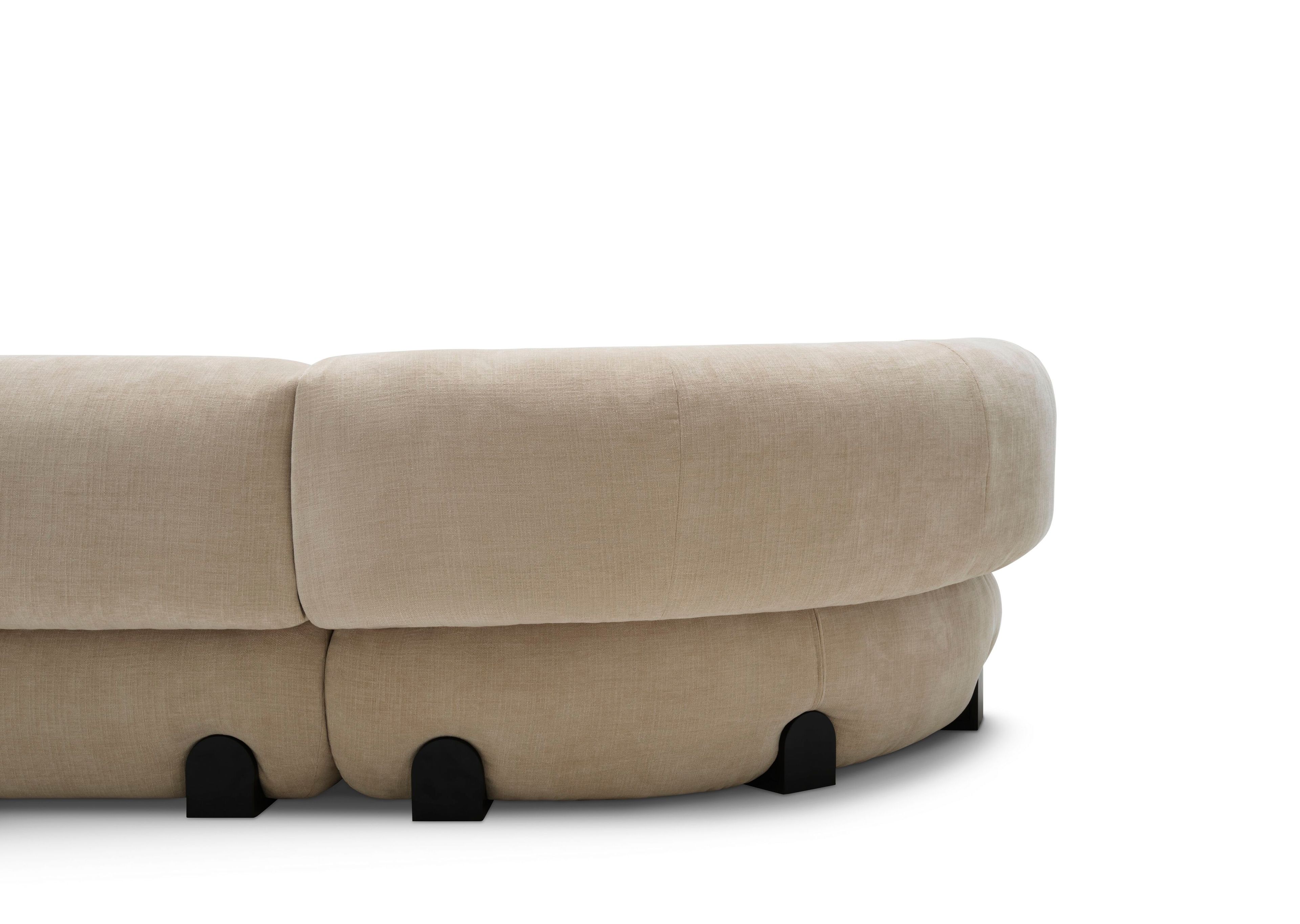 Секционный диван из ткани Saba Italia SIMPOSIO ARCH-00135254 - Вид №6