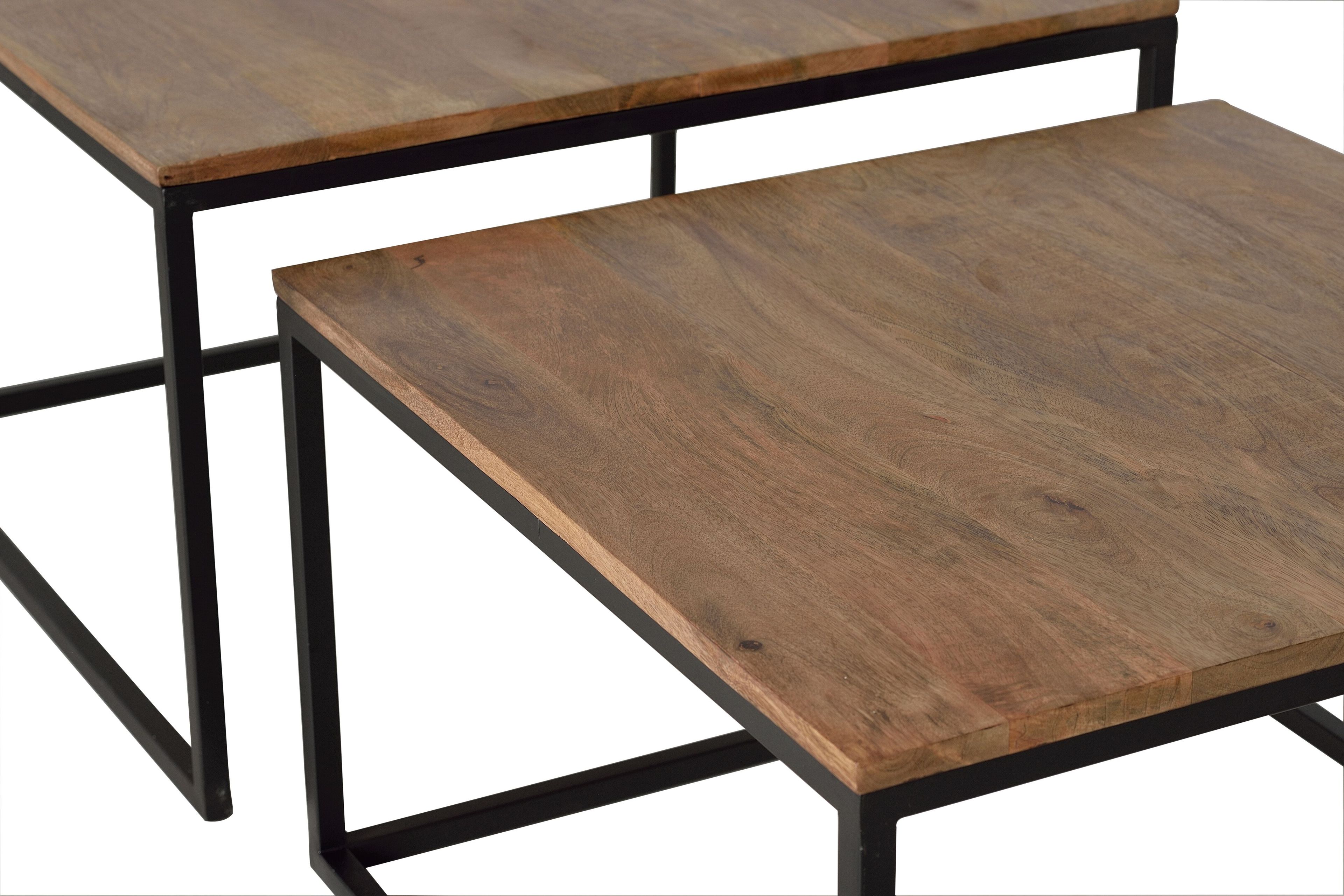 Деревянный штабелируемый квадратный журнальный столик Giner y Colomer 1157 ARCH-00075395 - Вид №3