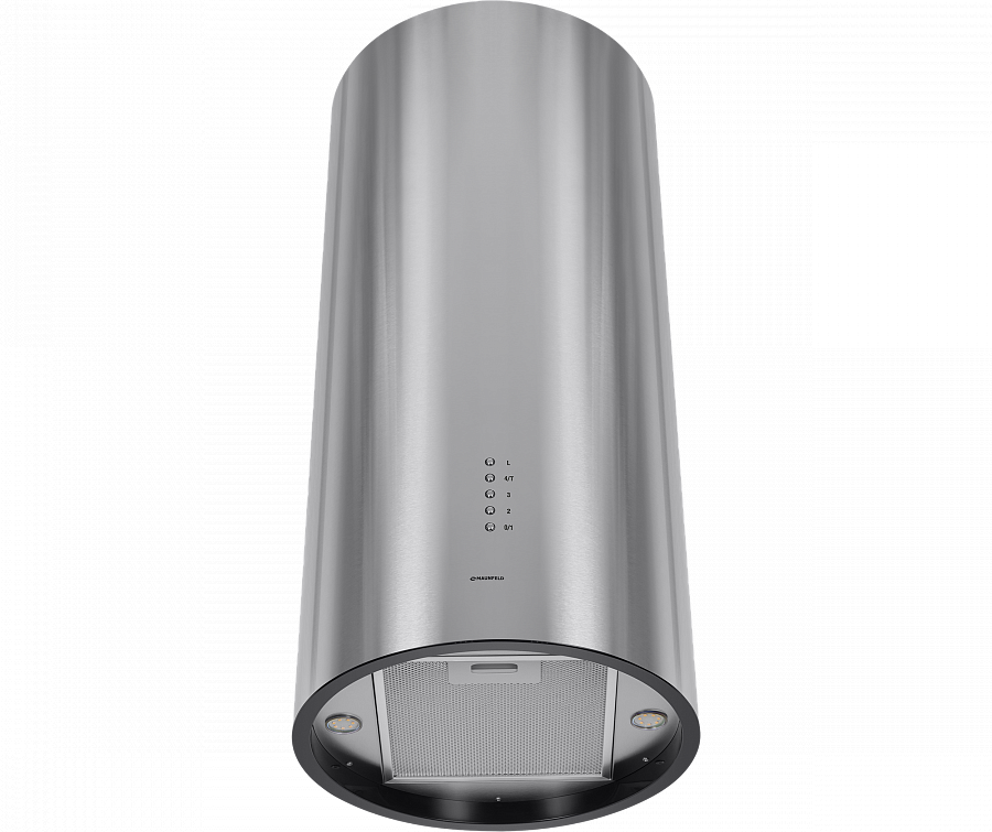 LEE WALL (C) 39 INOX Вытяжка l/ вытяжка с настенным креплением, максимальная производительность 1000 м3/ч,рассчитанная на кухню до 40 м2 с низким уровнем шума 52 дб, нержавеющая сталь Maunfeld Santreyd  - Вид №3