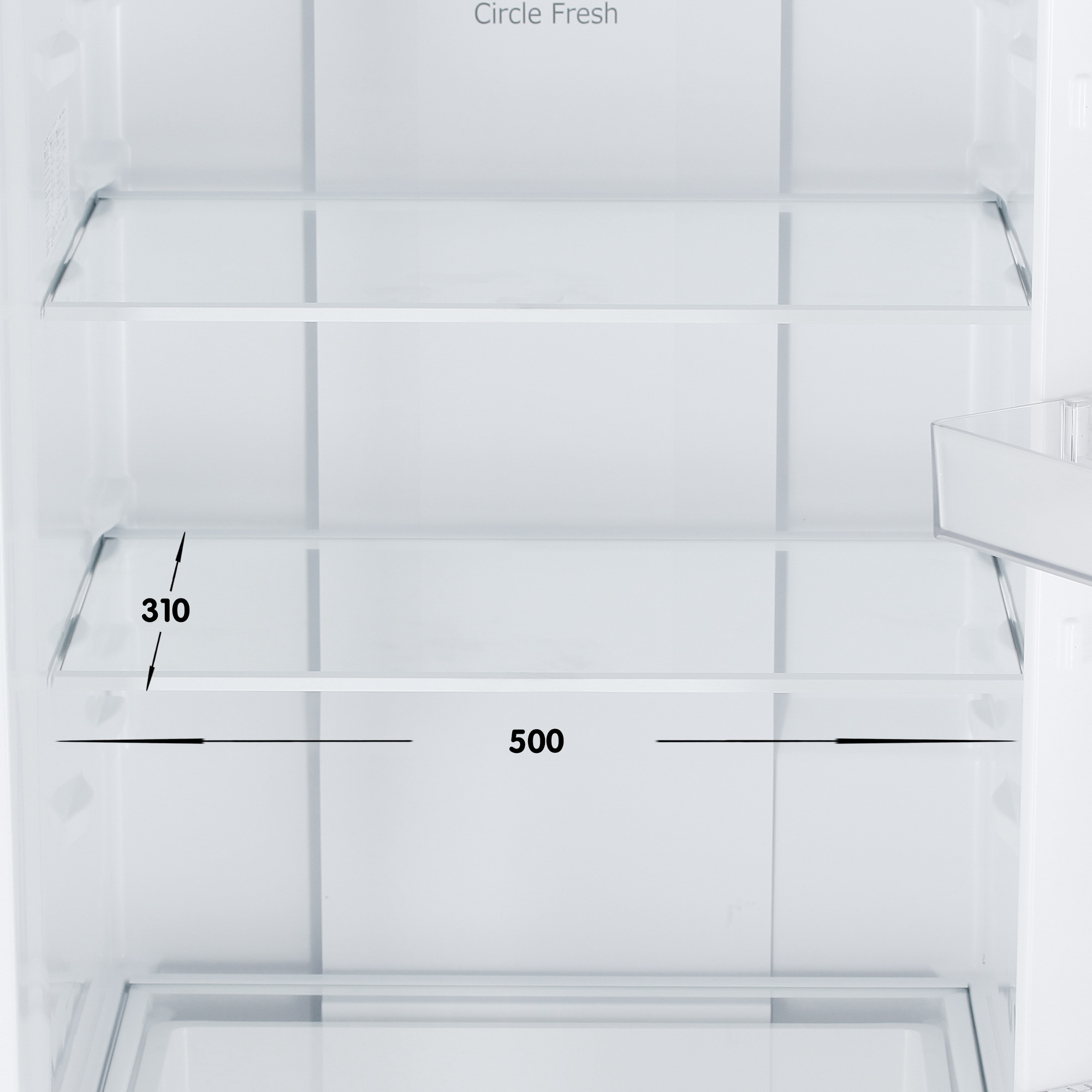 9267979 Холодильник с морозильником   Candy CFN6200S серебристый STDN-0147511 - Вид №8