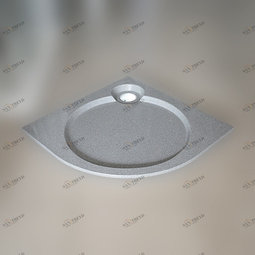 Душевой поддон 90X90X2 СМ R-СЕРЫЙ GUTEWETTER Shower trays 90X90X2СМRСЕРЫЙ