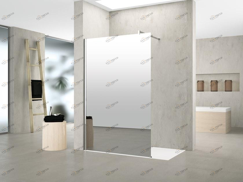 NOVELLINI Несъемная стена с зеркальной отделкой Kuadra h sun-id-1448930