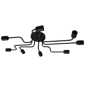 Люстра Inspire 183 8xE27x60 Вт цвет чёрный 81950526 STLM-2089999
