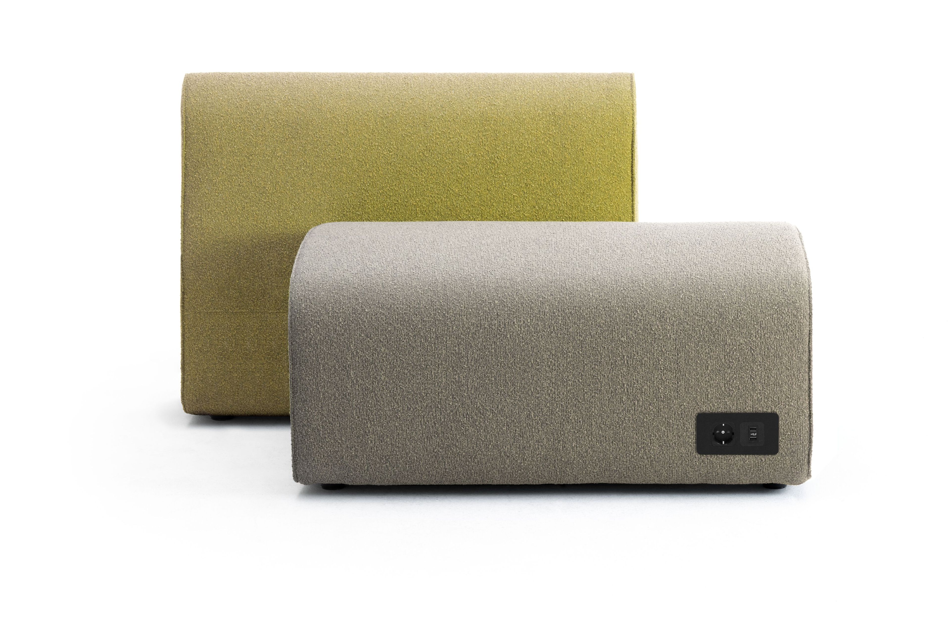 Прямоугольная ткань пуфик для контракта Leyform Noà ARCH-00080265 - Вид №3