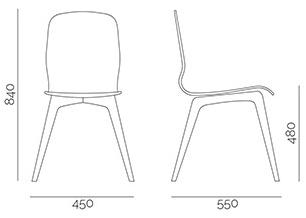 PF Stile Стул из мягкой ткани sun-id-1429290 - Вид №2