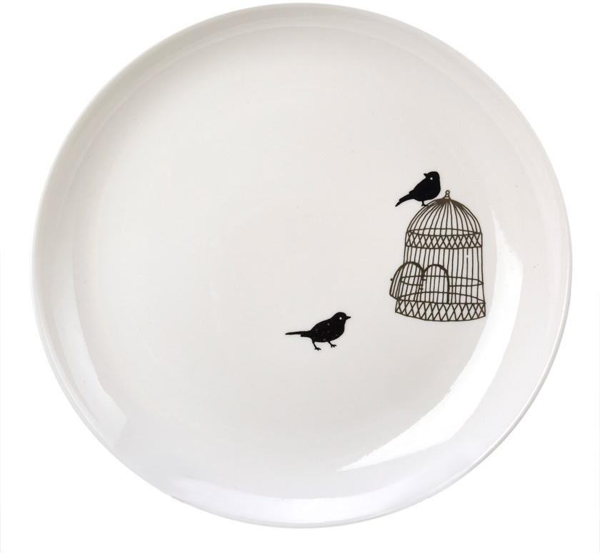 Pols Potten Набор сервировочных тарелок из фарфора Freedom birds 230-400-447  - Вид №1
