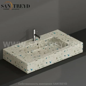 IN091AGB Подвесная раковина настенная прямоугольная Ceramica Globo  белая