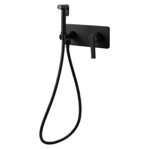 Гигиенический душ KONSENSA Теано набор со смесителем цвет черный матовый