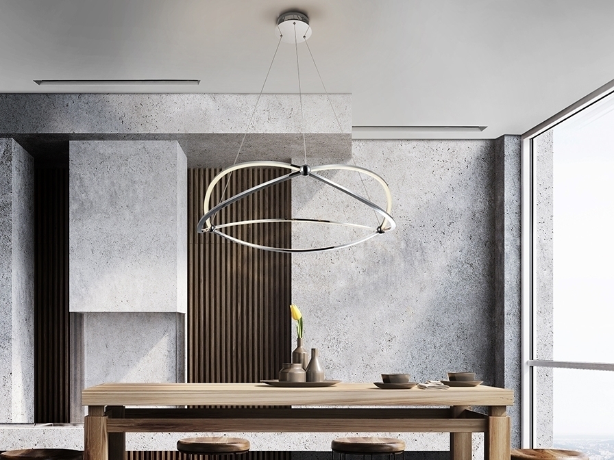 084230 Подвесной светильник LED 80Ø хром Schuller Ocellis 