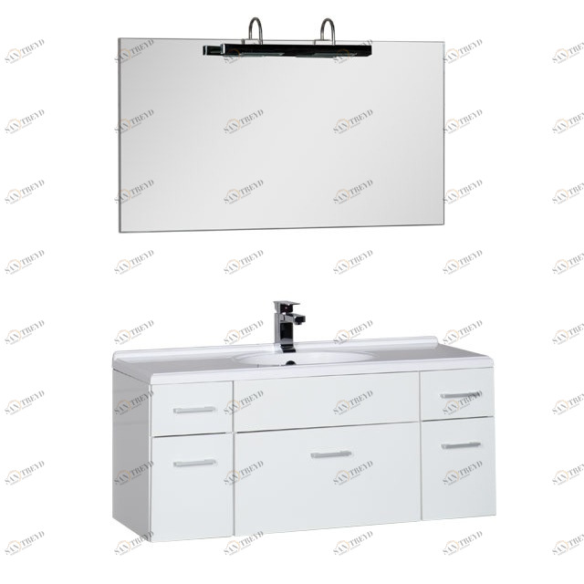 Комплект мебели Aquanet Данте 110 белый 00164822