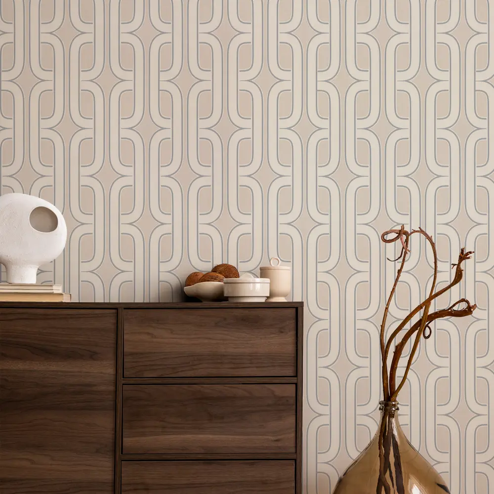 Обои флизелиновые Euro Decor Mansory бежевые 1.06 м ED7298-01 89423719 STLM-2050096 - Вид №3