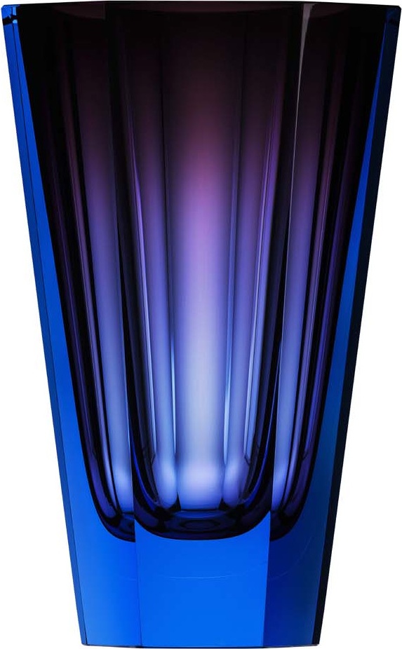 10669721 Moser Ваза Moser Чистота 28см, п/к  (аква-аметистовый) Хрусталь бессвинцовый 