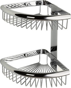 H226LATON/BR Sanibano, решетка угловая 2-х уровневая, цвет бронза